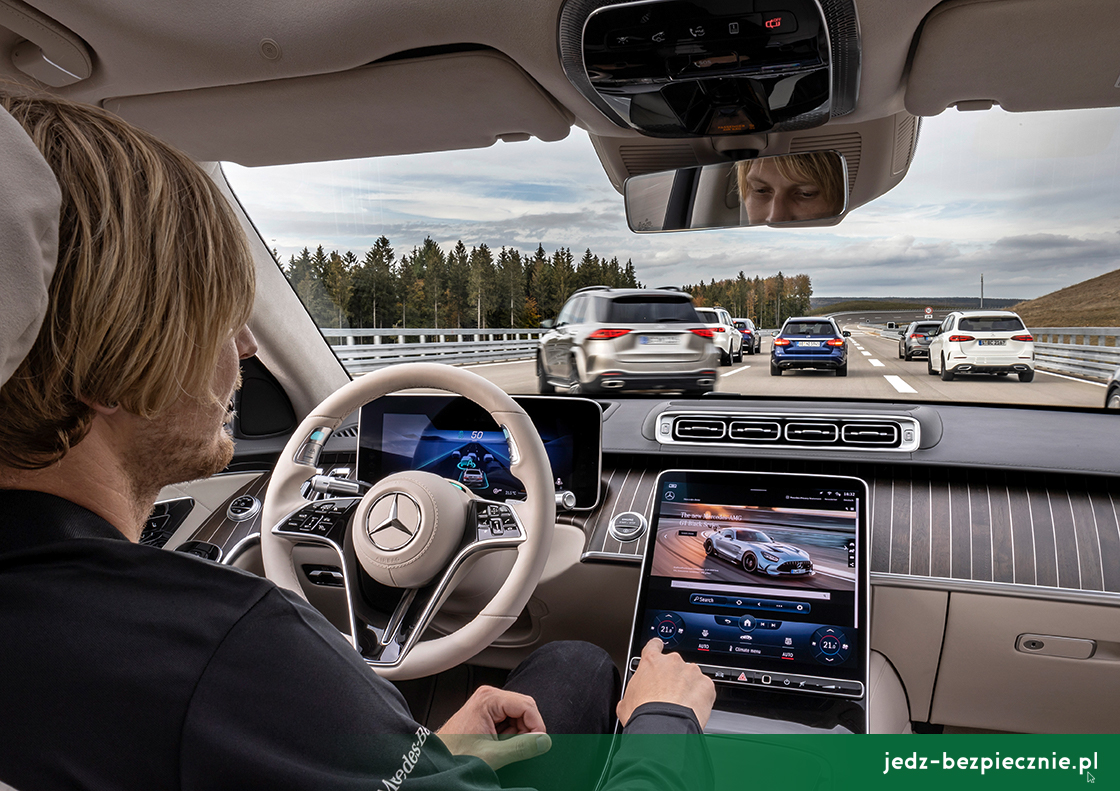 Technika - systemy zautomatyzowanej jazdy poziomu 3 w Mercedesie Klasy S i EQS